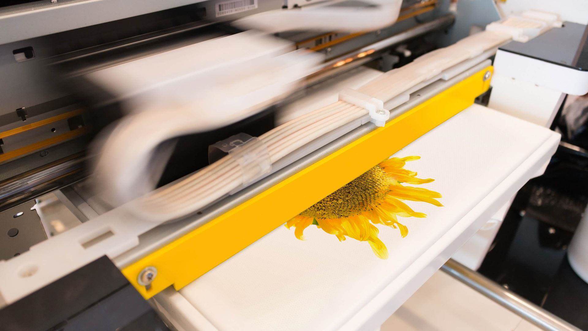 printing machine for textiles
