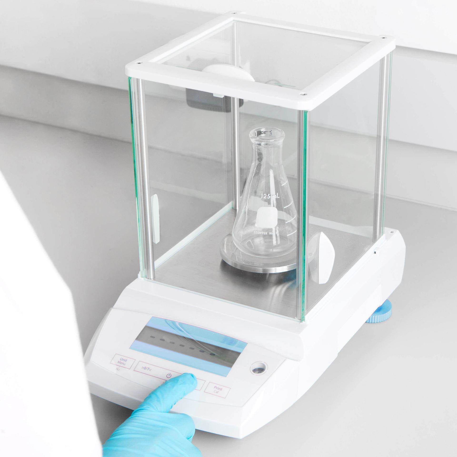 Beaker with substance being tested